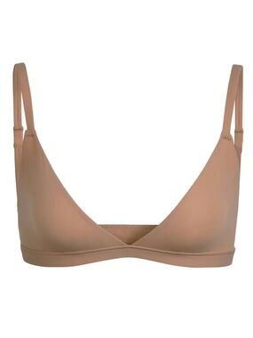 🌻NEW w/tag SKIMS Fits Everybody Triangle Bralette Sienna Wireless Stretch Small